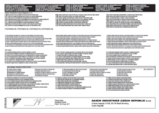 FTXTP25-35K, ATXTP25-35K_3P472106-3A_Eco declaration of conformity download